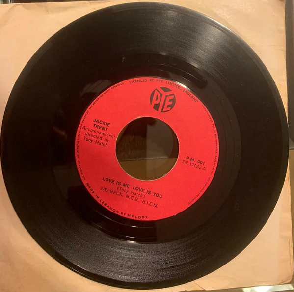 Jackie Trent - Love Is Me, Love Is You / This time (7", Single)