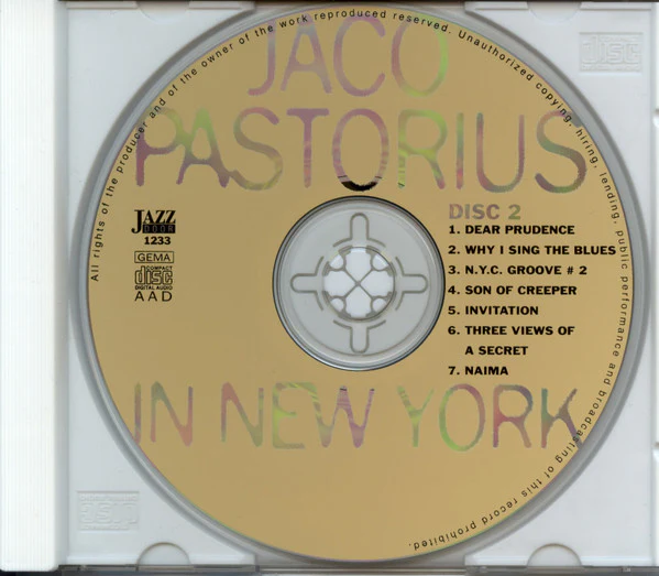 Jaco Pastorius - Jaco Pastorius In New York (2xCD, Album) - Image 4