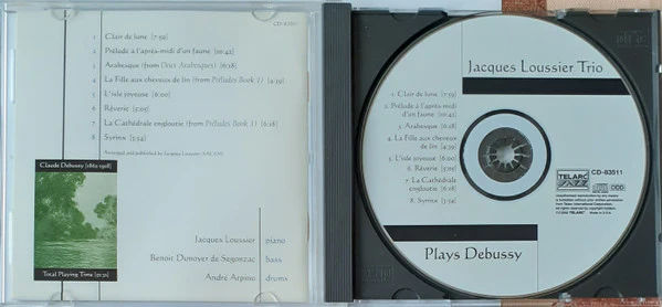 Jacques Loussier Trio - Plays Debussy (CD, Album) - Image 3