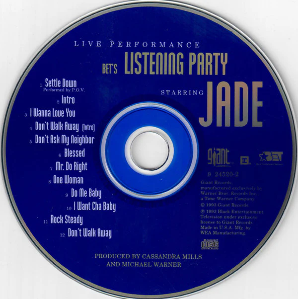 Jade (3) - BET's Listening Party Starring Jade (CD, Album) - Image 3