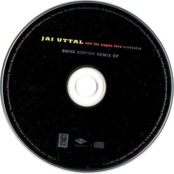 Jai Uttal And The Pagan Love Orchestra - Shiva Station Remix EP (CD, EP, Promo) - Image 3