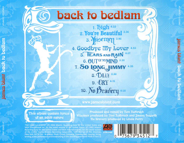 James Blunt - Back To Bedlam (CD, Album) - Image 2