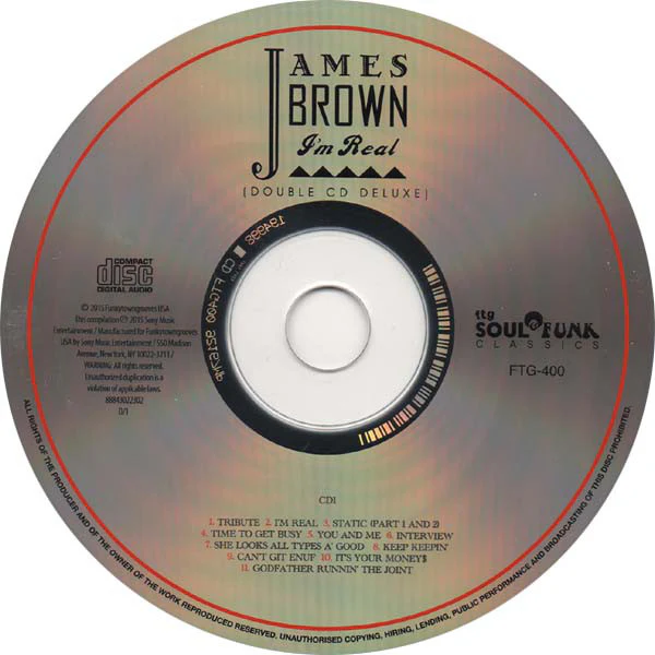 James Brown - I'm Real (2xCD, Album, Dlx, RE, RM) - Image 3