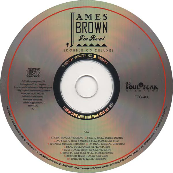 James Brown - I'm Real (2xCD, Album, Dlx, RE, RM) - Image 4