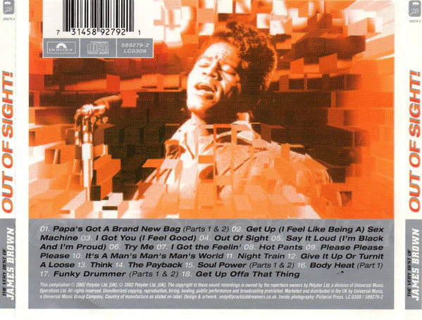 James Brown - Out Of Sight! (The Very Best Of James Brown) (CD, Comp) - Image 3