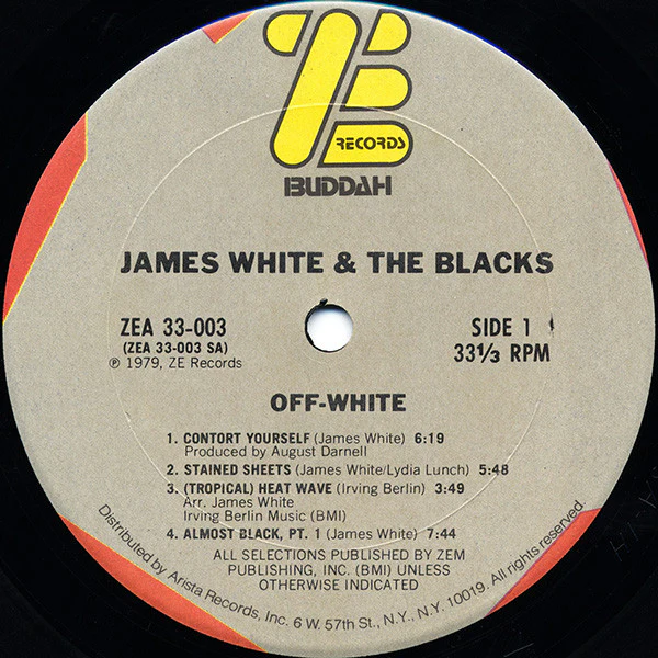 James White & The Blacks - Off White (LP, Album) - Image 3