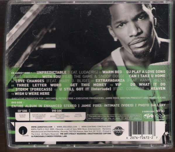 Jamie Foxx - Unpredictable (Hybrid, DualDisc, Album) - Image 3