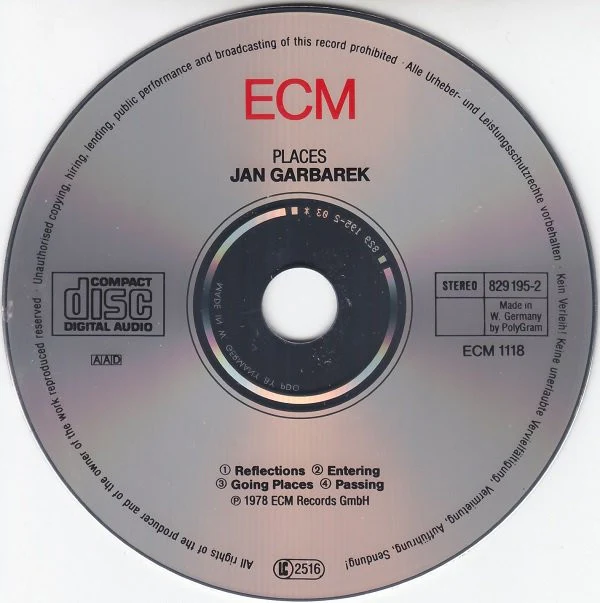 Jan Garbarek - Places (CD, Album, RE) - Image 3