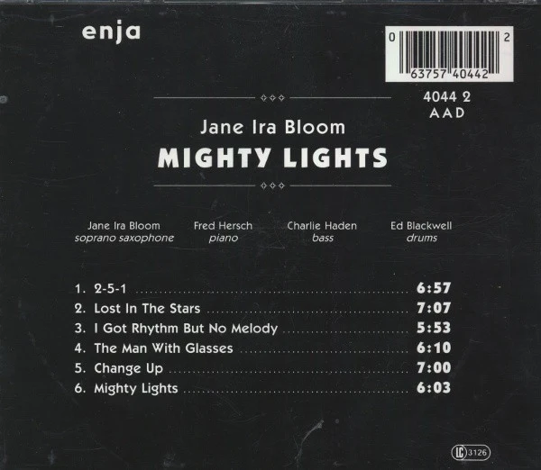 Jane Ira Bloom - Mighty Lights (CD, Album, RE) - Image 4