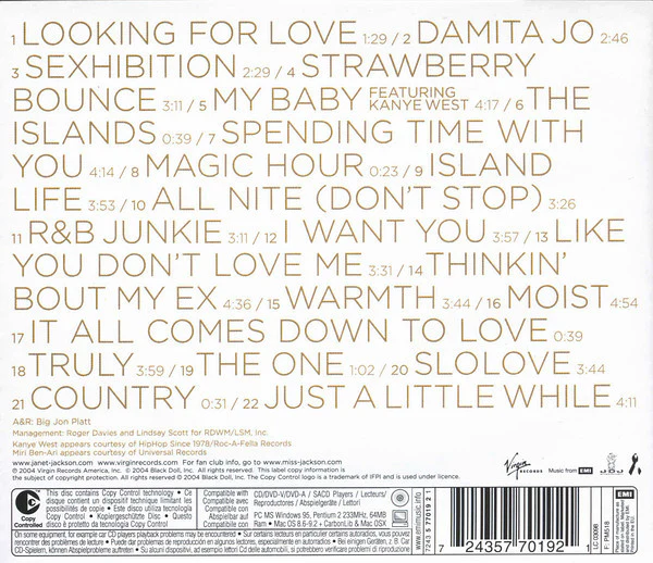 Janet* - Damita Jo (CD, Album, Copy Prot.) - Image 2