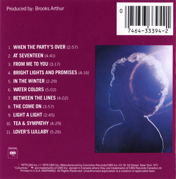 Janis Ian - Between The Lines (CD, Album, RE, RP) - Image 5