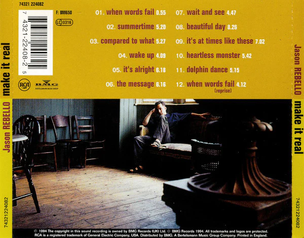 Jason Rebello - Make It Real (CD) - Image 3
