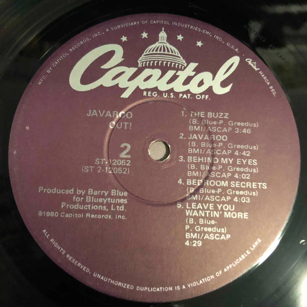 Javaroo - Out! (LP, Album) - Image 4
