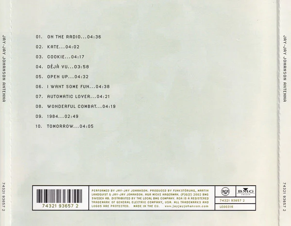 Jay-Jay Johanson - Antenna (CD, Album) - Image 2