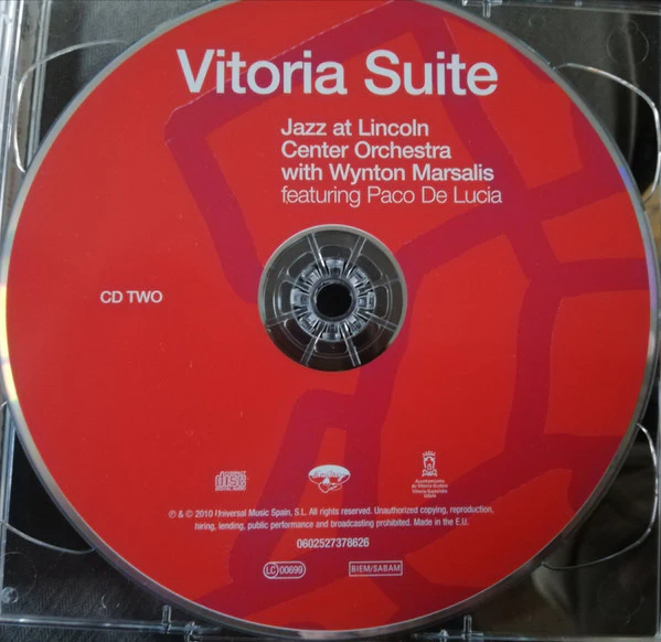 Jazz At Lincoln Center Orchestra* With Wynton Marsalis Featuring Paco De Lucía - Vitoria Suite (2xCD, Album) - Image 3