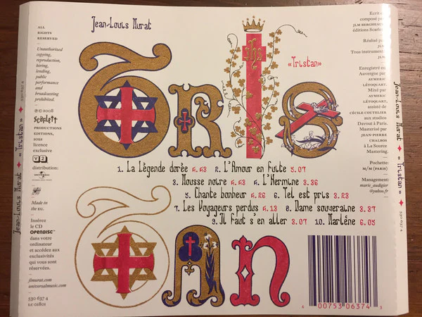 Jean-Louis Murat - Tristan (CD, Album) - Image 3
