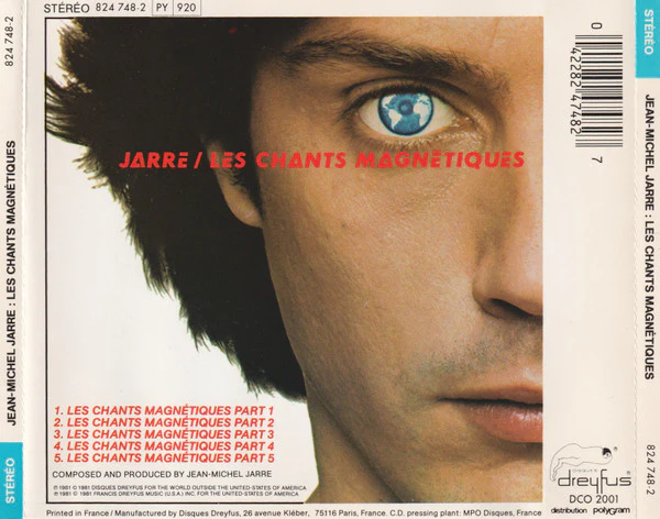 Jean-Michel Jarre - Les Chants Magnétiques (CD, Album, RE, Sil) - Image 2