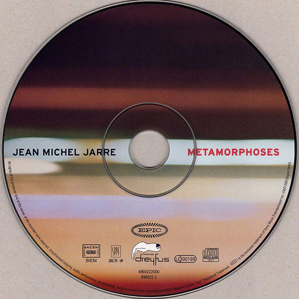 Jean Michel Jarre* - Metamorphoses (CD, Album) - Image 3