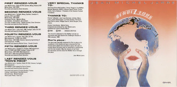 Jean Michel Jarre* - Rendez-Vous (CD, Album) - Image 5