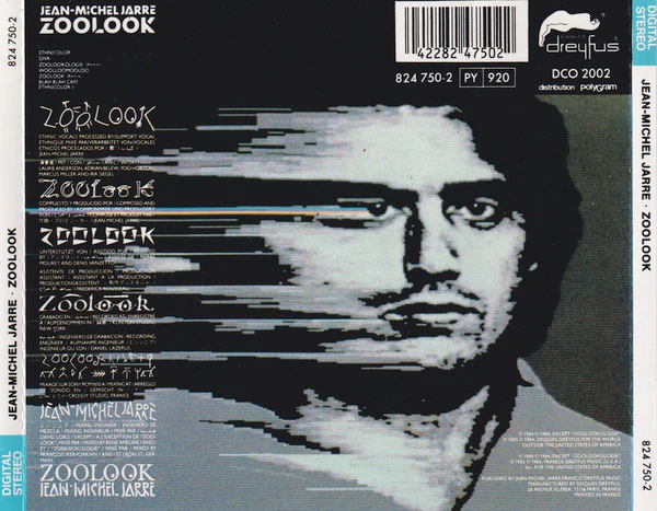 Jean-Michel Jarre - Zoolook (CD, Album, RE, RP) - Image 2