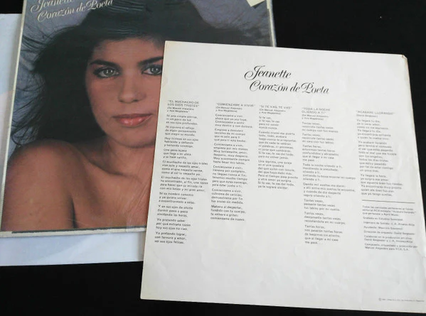 Jeanette  - Corazón De Poeta (LP, Album) - Image 4