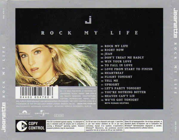 Jeanette* - Rock My Life (CD, Album) - Image 2