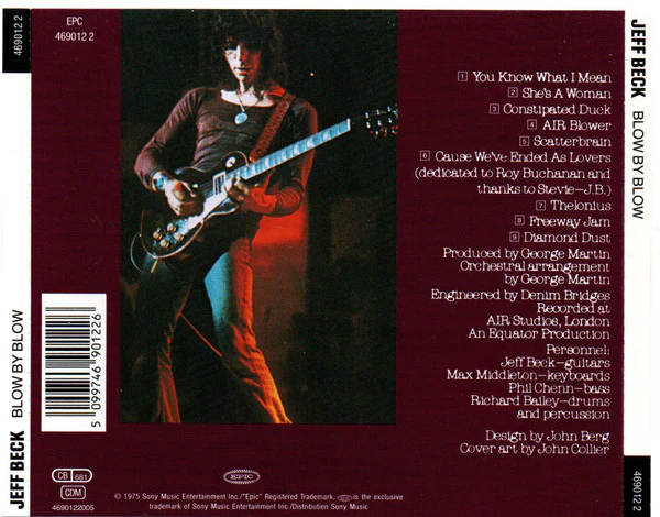 Jeff Beck - Blow By Blow (CD, Album, RE, RM) - Image 2