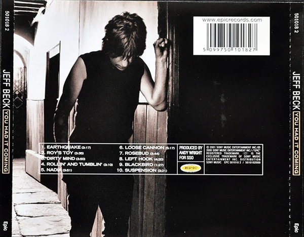 Jeff Beck - You Had It Coming (CD, Album) - Image 2