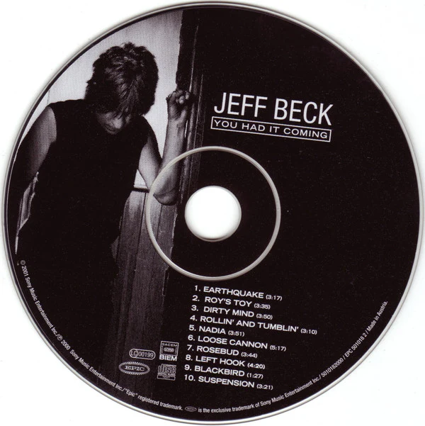 Jeff Beck - You Had It Coming (CD, Album) - Image 3