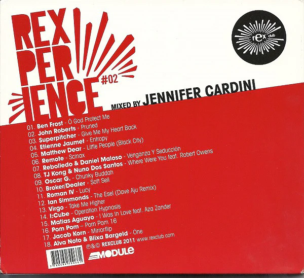 Jennifer Cardini - Rexperience #02 (CD, Comp, Mixed) - Image 2
