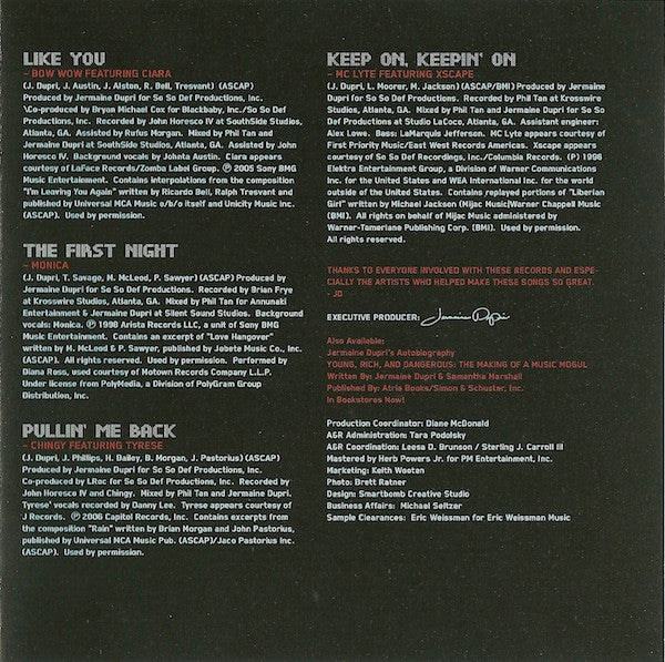 Jermaine Dupri - Y'all Know What This Is... The Hits (CD, Comp) - Image 3