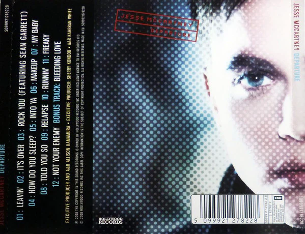 Jesse McCartney - Departure (CD, Album) - Image 3