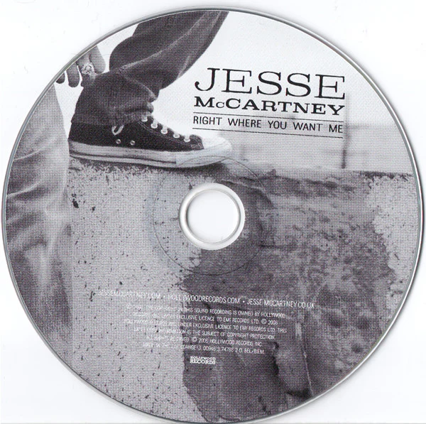 Jesse McCartney - Right Where You Want Me (CD, Album) - Image 3