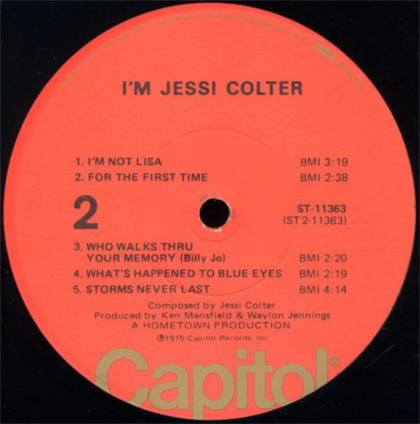 Jessi Colter - I'm Jessi Colter (LP, Album, Los) - Image 4