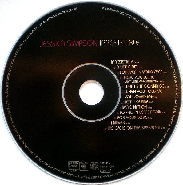 Jessica Simpson - Irresistible (CD, Album) - Image 3