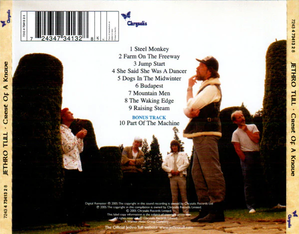 Jethro Tull - Crest Of A Knave (CD, Album, RE, RM, RP) - Image 2