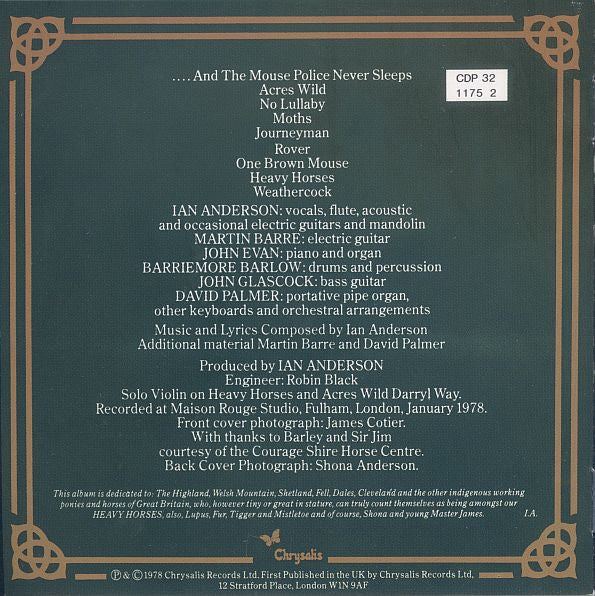 Jethro Tull - Heavy Horses (CD, Album, RE) - Image 3