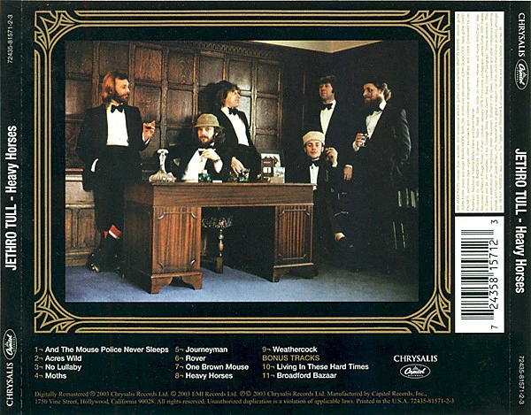 Jethro Tull - Heavy Horses (CD, Album, RE, RM, RP) - Image 2