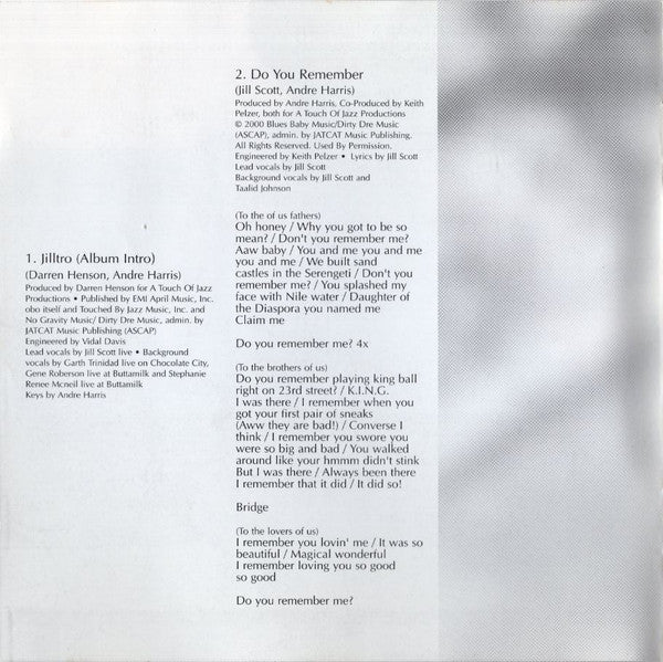 Jill Scott - Who Is Jill Scott? (Words And Sounds Vol. 1) (CD, Album) - Image 5