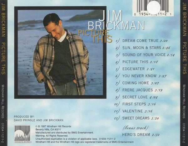 Jim Brickman - Picture This (HDCD, Album) - Image 2