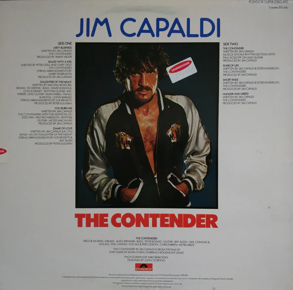 Jim Capaldi - The Contender (LP, Album) - Image 2