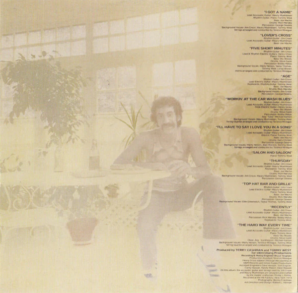 Jim Croce - I Got A Name (CD, Album, RE) - Image 4