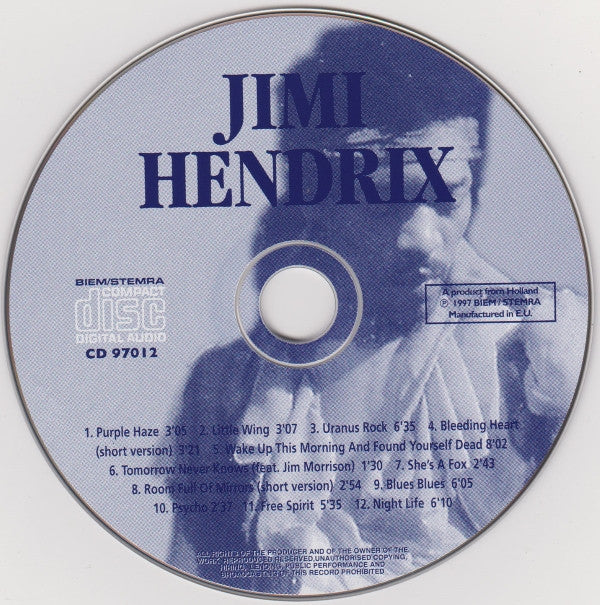 Jimi Hendrix - Jimi Hendrix (CD, Comp) - Image 3