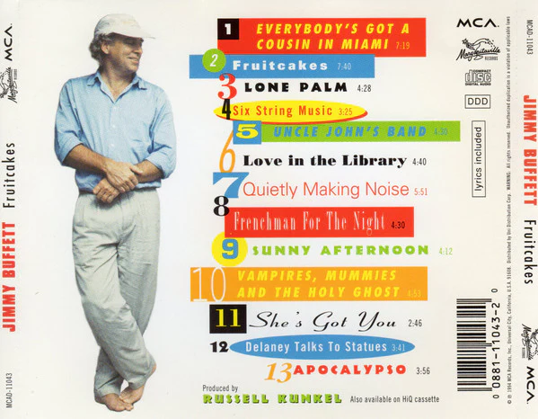 Jimmy Buffett - Fruitcakes (CD, Album) - Image 2