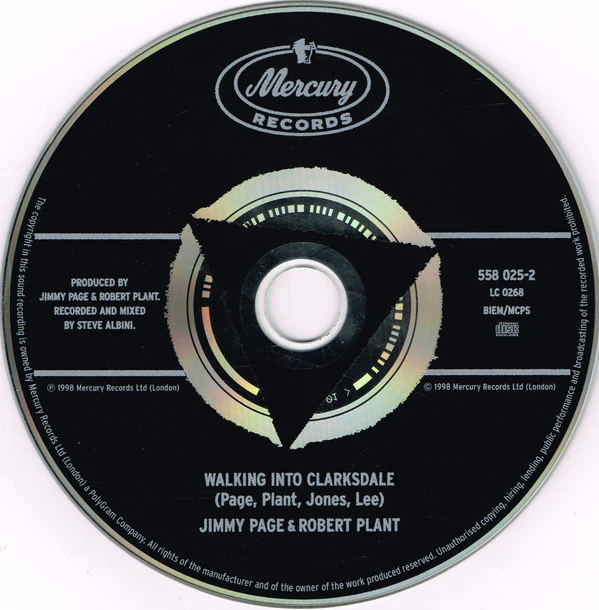 Jimmy Page & Robert Plant - Walking Into Clarksdale (CD, Album) - Image 3