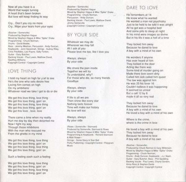 Jimmy Somerville - Dare To Love (CD, Album) - Image 5