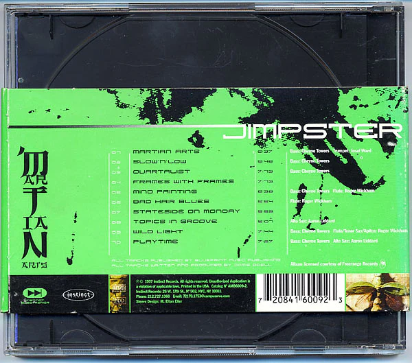 Jimpster - Martian Arts (CD, Album) - Image 2