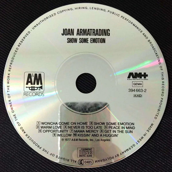 Joan Armatrading - Show Some Emotion (CD, Album, RE) - Image 3