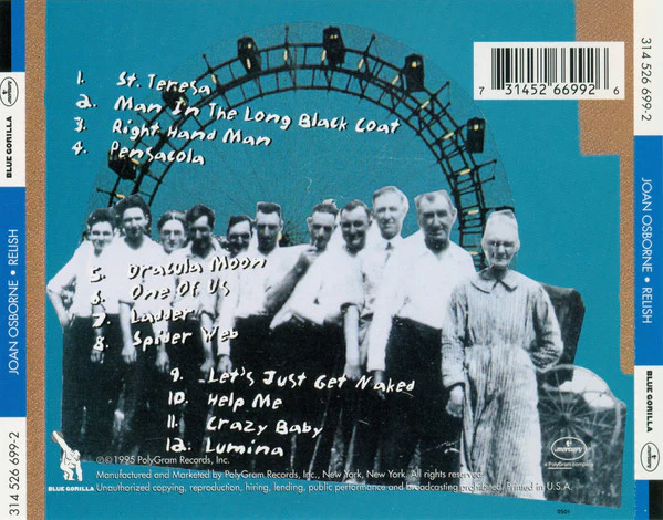 Joan Osborne - Relish (CD, Album) - Image 2
