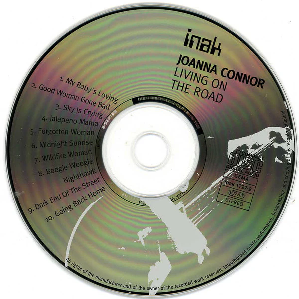 Joanna Connor - LIving On The Road (CD, Album) - Image 3